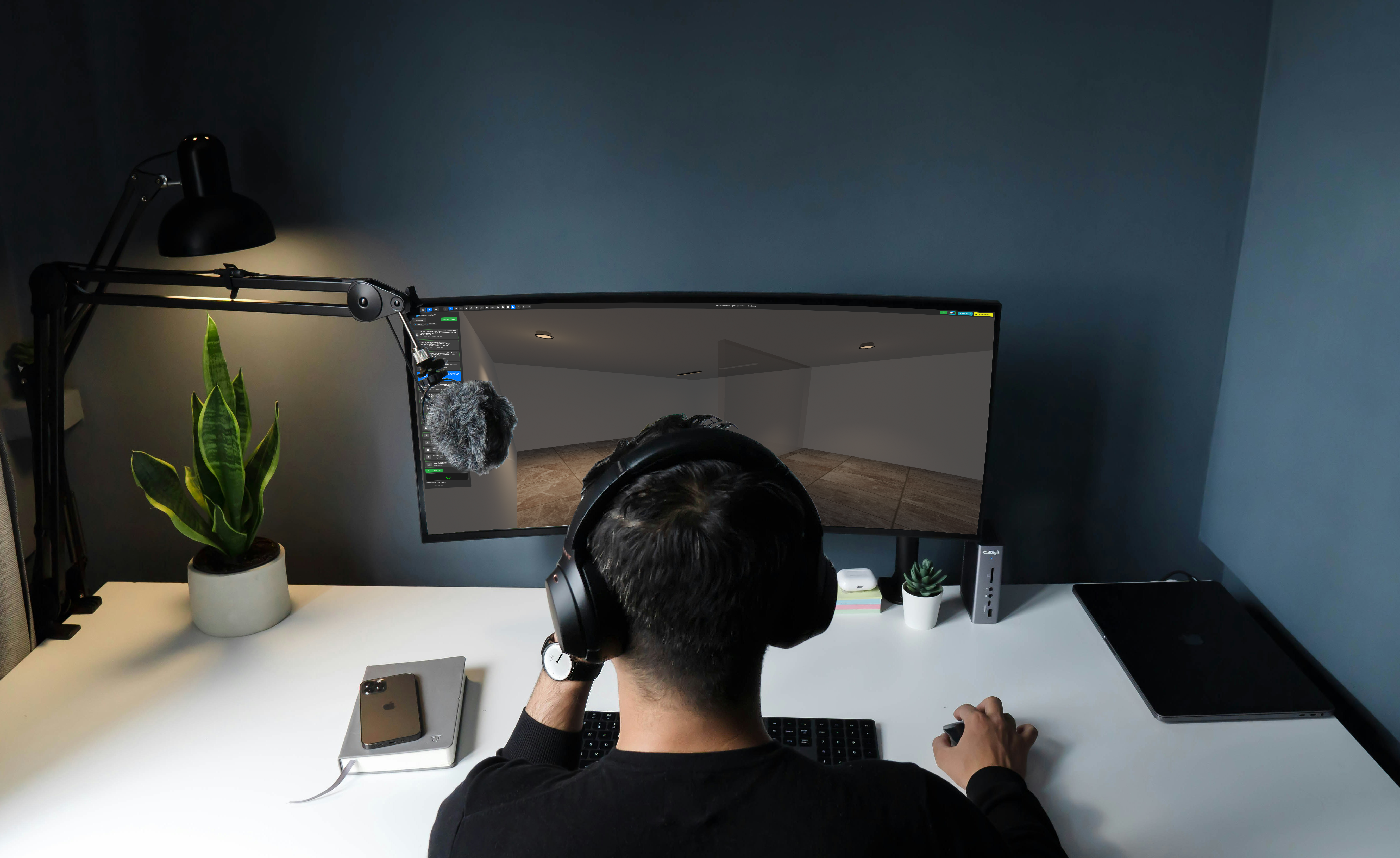 Mapping Color Temperature and Surfaces in Browser-Based Design